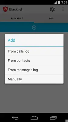 Calls Blacklist android App screenshot 3